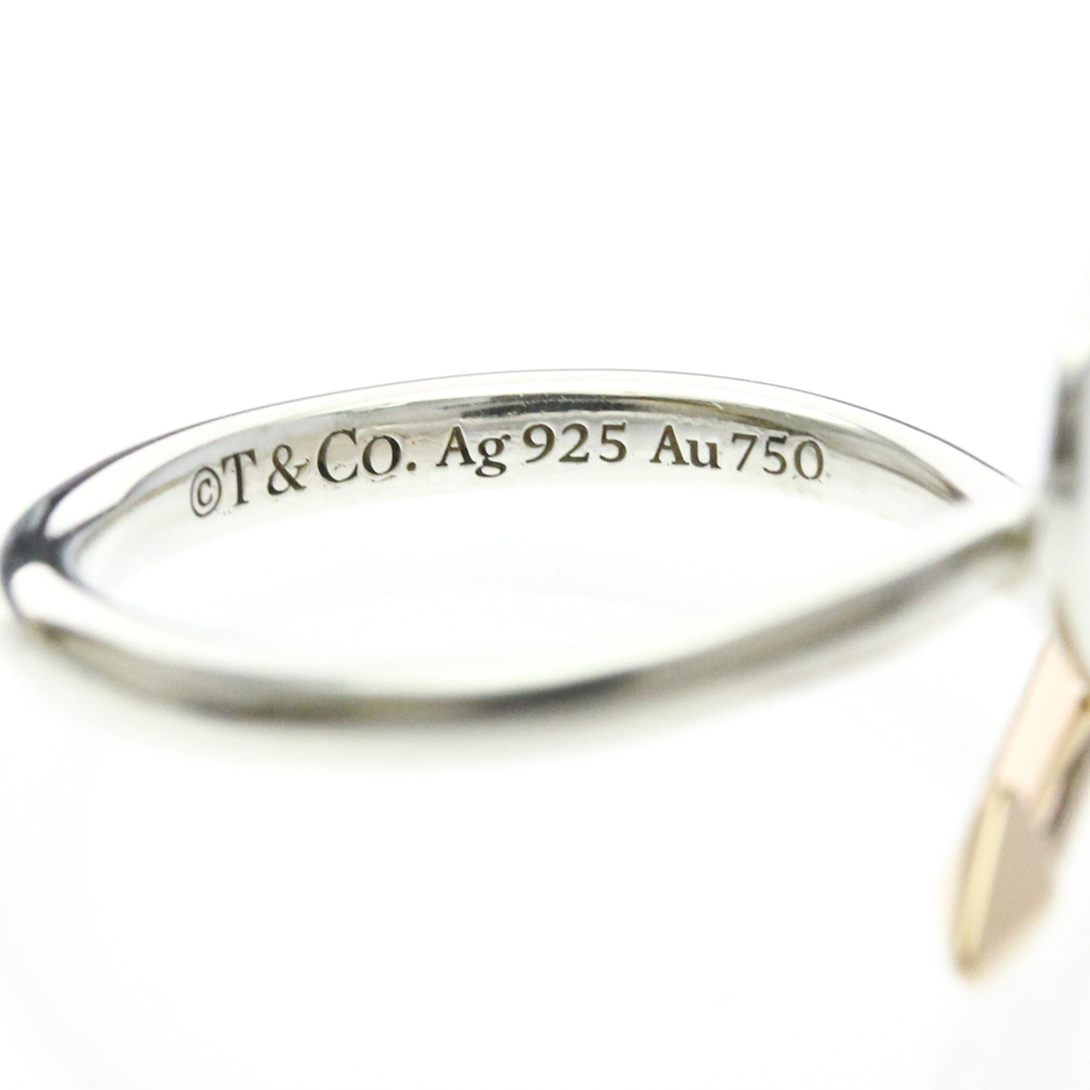 Tiffany Lovestruck Ring Pink Gold (18K),Silver Fashion No Stone Band Ring Sil... - Picture 8 of 11